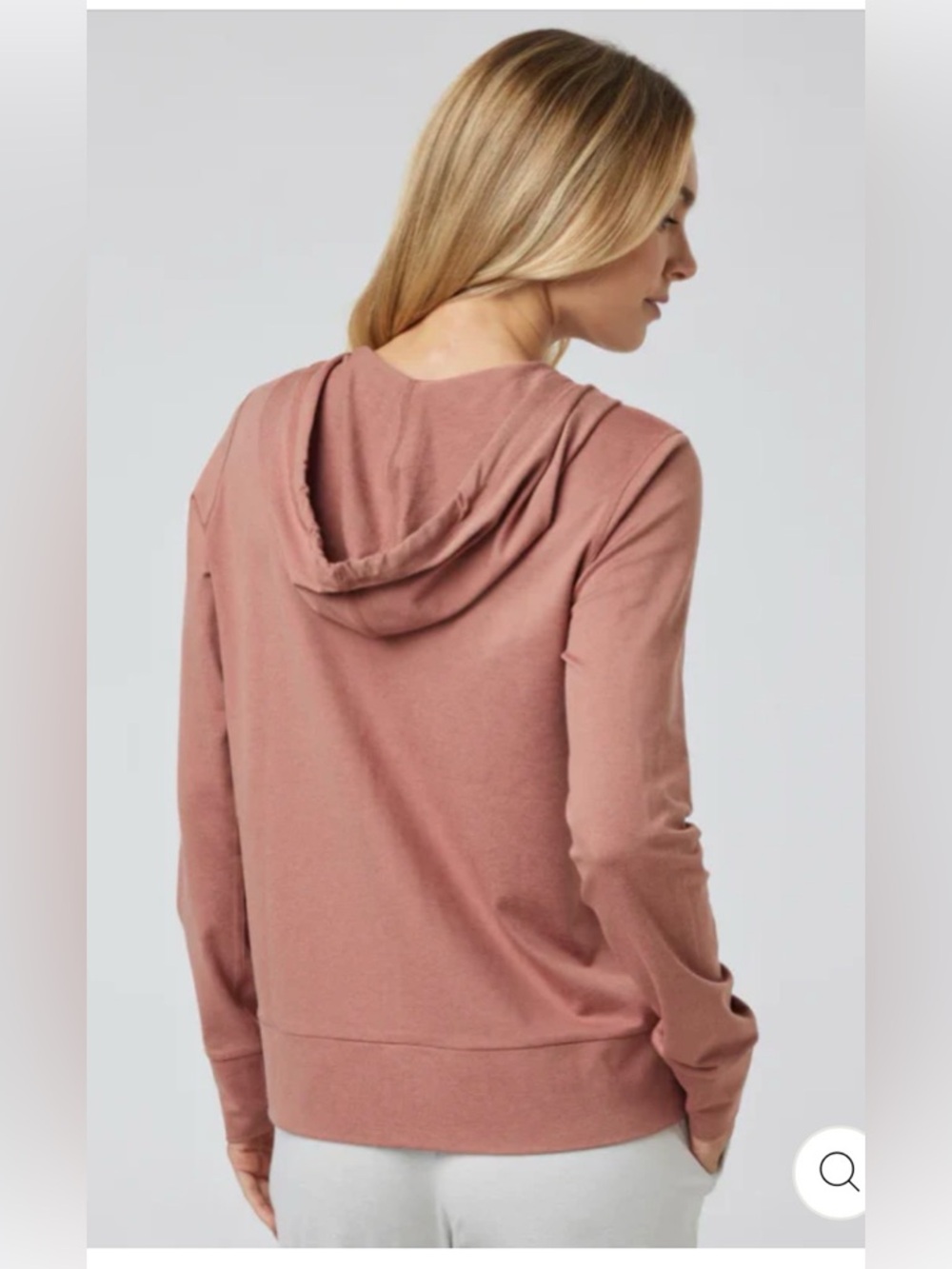 Vuori Full Zip Halo Hoodie in Tamarind size M - Picture 4 of 7